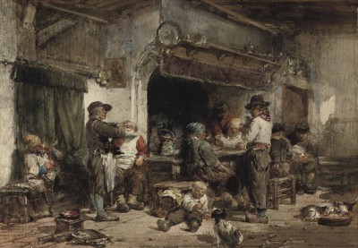 Bradobrei.135.Herman Frederik.A barber at the inn.jpg