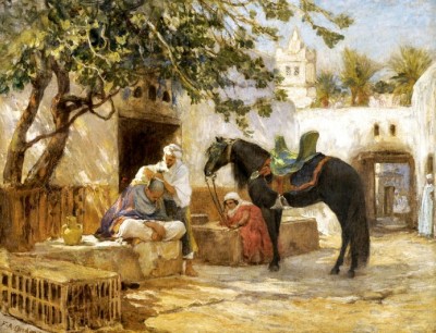 Frederick Arthur Bridgman.2.The Barber.jpg