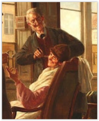 Bradobrei.233a.At the Barber.Harald Schiodte.PNG
